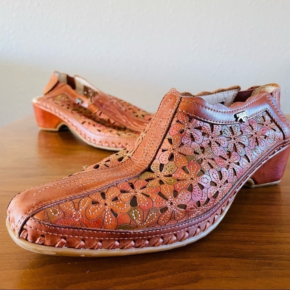 Pikolinos Leather Sling-Back Shooties